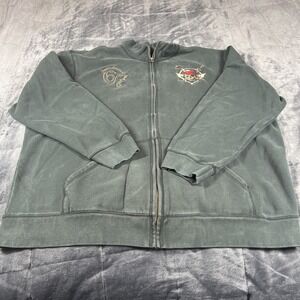 PIRATES OF THE CARIBBEAN Jacket Adult XXL Green DISNEY WORLD Embroidered Logo‎